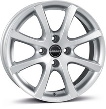 1x Alufelge Borbet LV4 6.5J X 15 4/100 ET: 35 crystal silver KBA 47221
