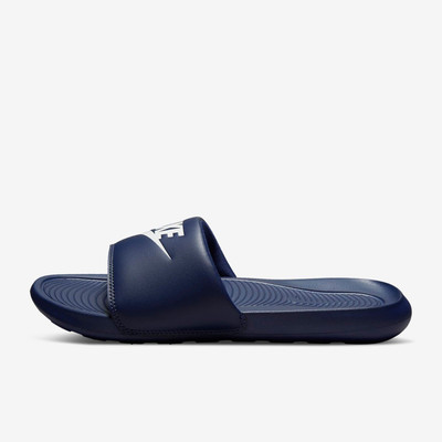 Nike Victori One Slides - Navy, Contoured Comfort & Modern Style