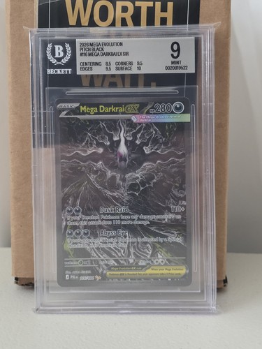 Mega Darkrai ex graded BGS 9 for sale on eBay