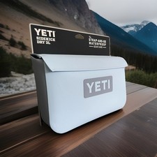 NEW - YETI Sidekick 3L Big Sky Blue Waterproof Gear Case