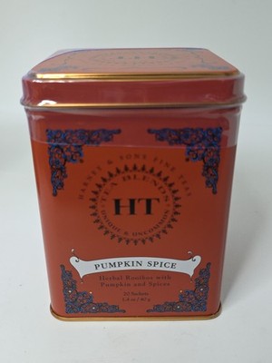 HT Tea Blends Pumpkin Spice Herbal Rooibos Free Caff 20 Sachets. Exp.6/27