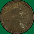 1912-S Lincoln Wheat Cent Choice Very Fine VF+ Coin #47322