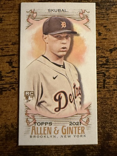 Tarik Skubal [Mini] #245 2021 Topps Allen & Ginter card