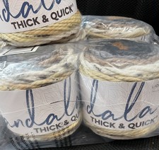 Lion Brand Mandala THICK  QUICK Yarn "STAIRWELL" 5.3oz 87yds/150g 6 Super Bulk