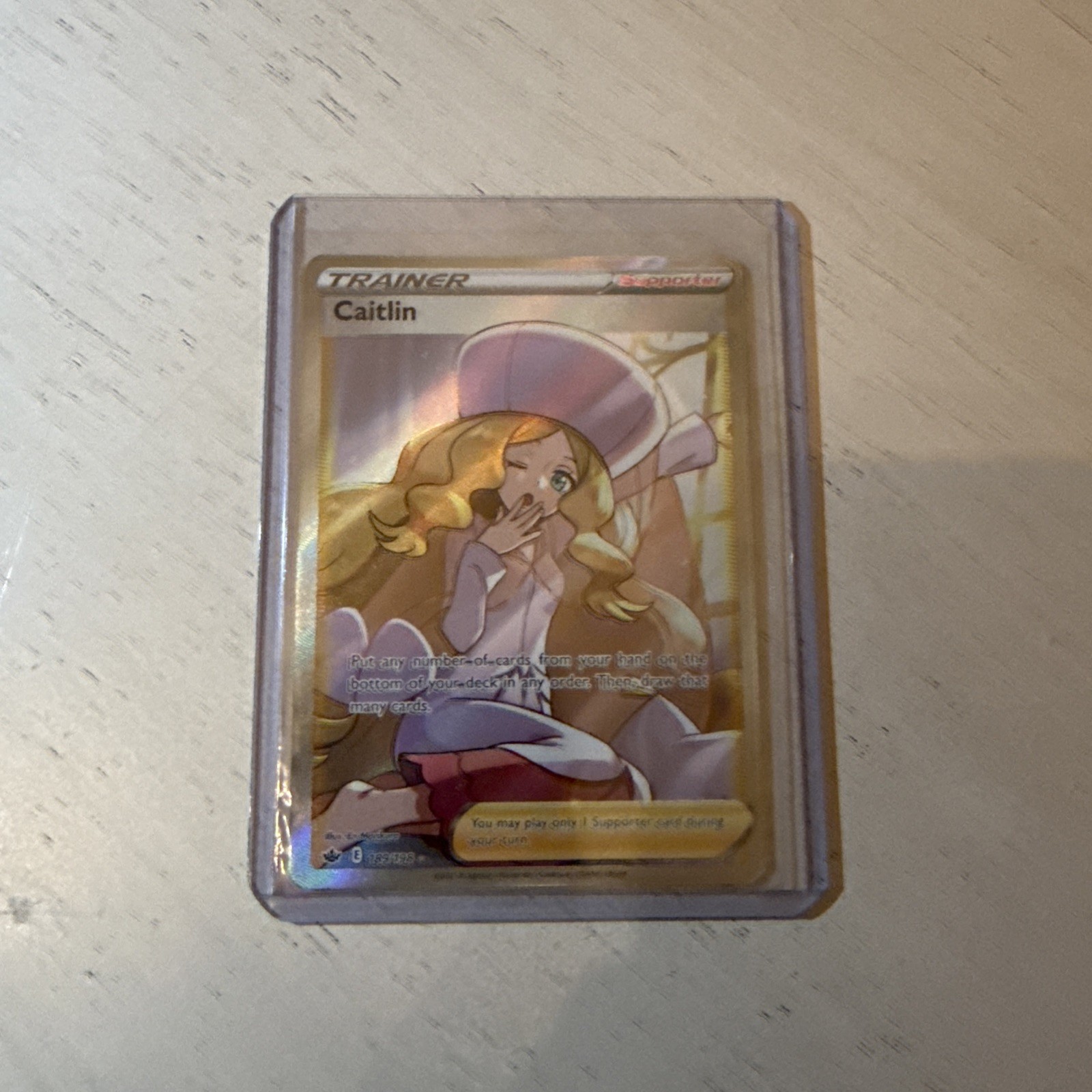 Caitlin (Full Art) 189/198SWSH06: Sword & Shield Chilling Reign Holo NM/M 2021