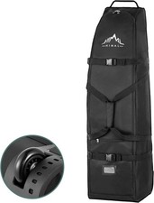 Soft-Sided Golf Travel Bag with Wheels, 600D Oxford Fabric  Water-Resistant ...
