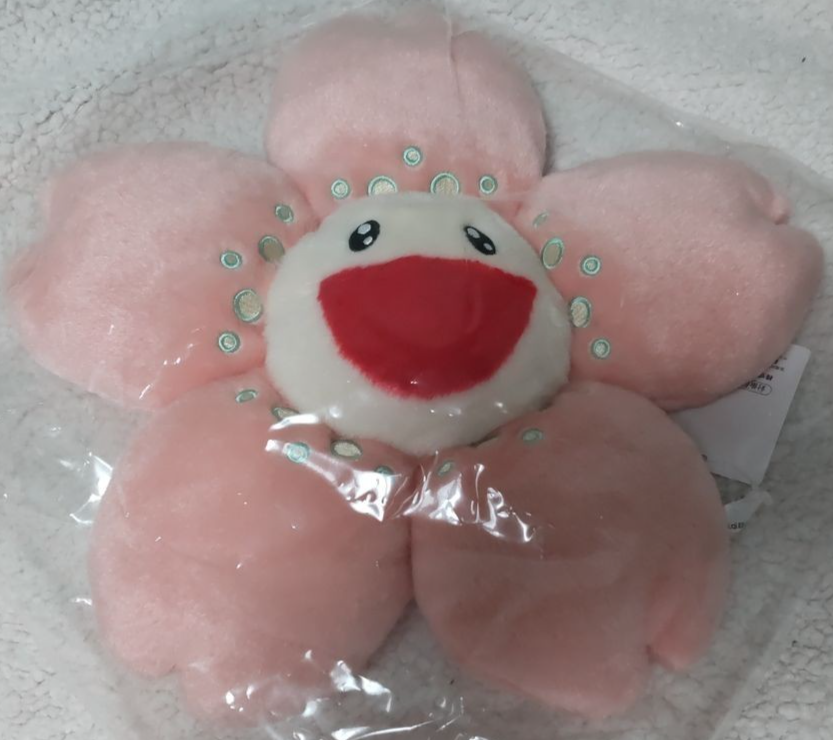 Takashi Murakami Cherry Blossom Flower Cushion with Shopper Sakura