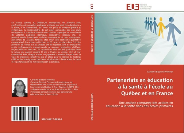 Partenariats En éDucation à La Santé à L'éCole Au QuéBec Et En France Caroline B-image