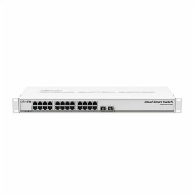 Mikrotik Cloud Smart Switch CSS326-24G-2S+RM with SwitchOS, rackmount case