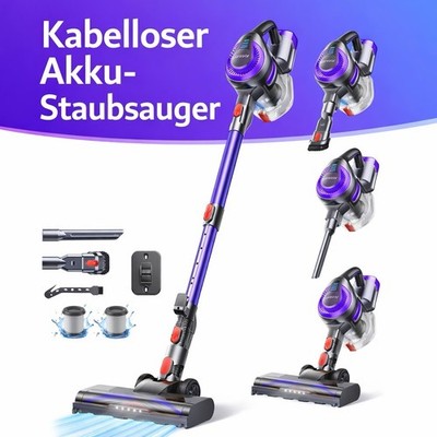 Laresar V10 Lite 38000 Pa Akku-Staubsauger, Handstaubsauger, starker Saugknopf