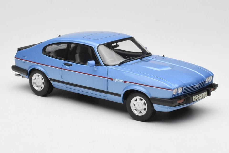 182764 Ford Capri Mk3 2.8 Injection RHD Paris Blue Norev 1/18 - Image 4 of 4