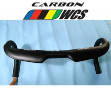 MANUBRIO AERO FIBRA DI CARBONIO BICI CORSA STRADA CURVA COMPACT 40 42 44 cm