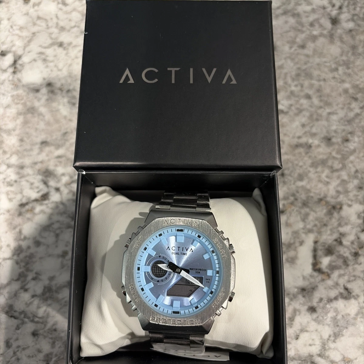 activa Silver Case Wristwatches | eBay
