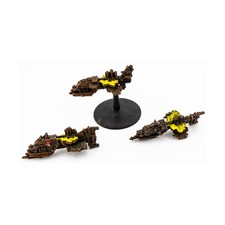 GW Battlefleet Gothic Ork Loose Mini Savage Gunships Collection #14 NM