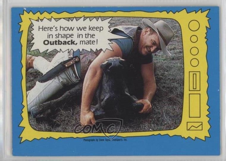 1987 O-Pee-Chee WWF Outback Jack #68 Rookie RC 06rp