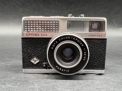 Agfa Optima 200 Sensor 35mm Film Camera Color-Apotar 42mm f/2.8 Defekt