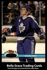 1991-92 Topps Stadium Club Dave Reid #78 Toronto Maple Leafs NHL Hockey  