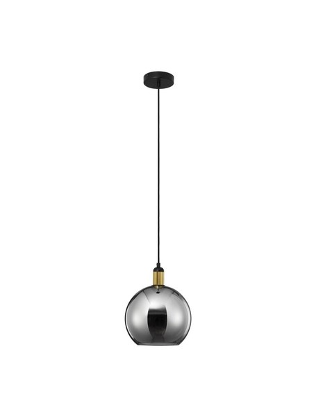 Nova Luce Mirro Pendelleuchte HöHenverstellbar Rauchglas Gold Dimmbar E27-image