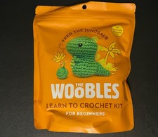 THE WOOBLES FRED THE DINOSAUR YARN HOOK CROCHET KNIT KITS 30