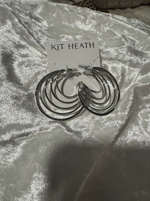 Kit Heath Silver Plated Hoops
