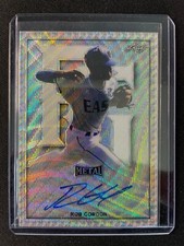 2020 Leaf Perfect Game Rob Gordon Silver Metal Wave Autograph #4/12 Chipola!!
