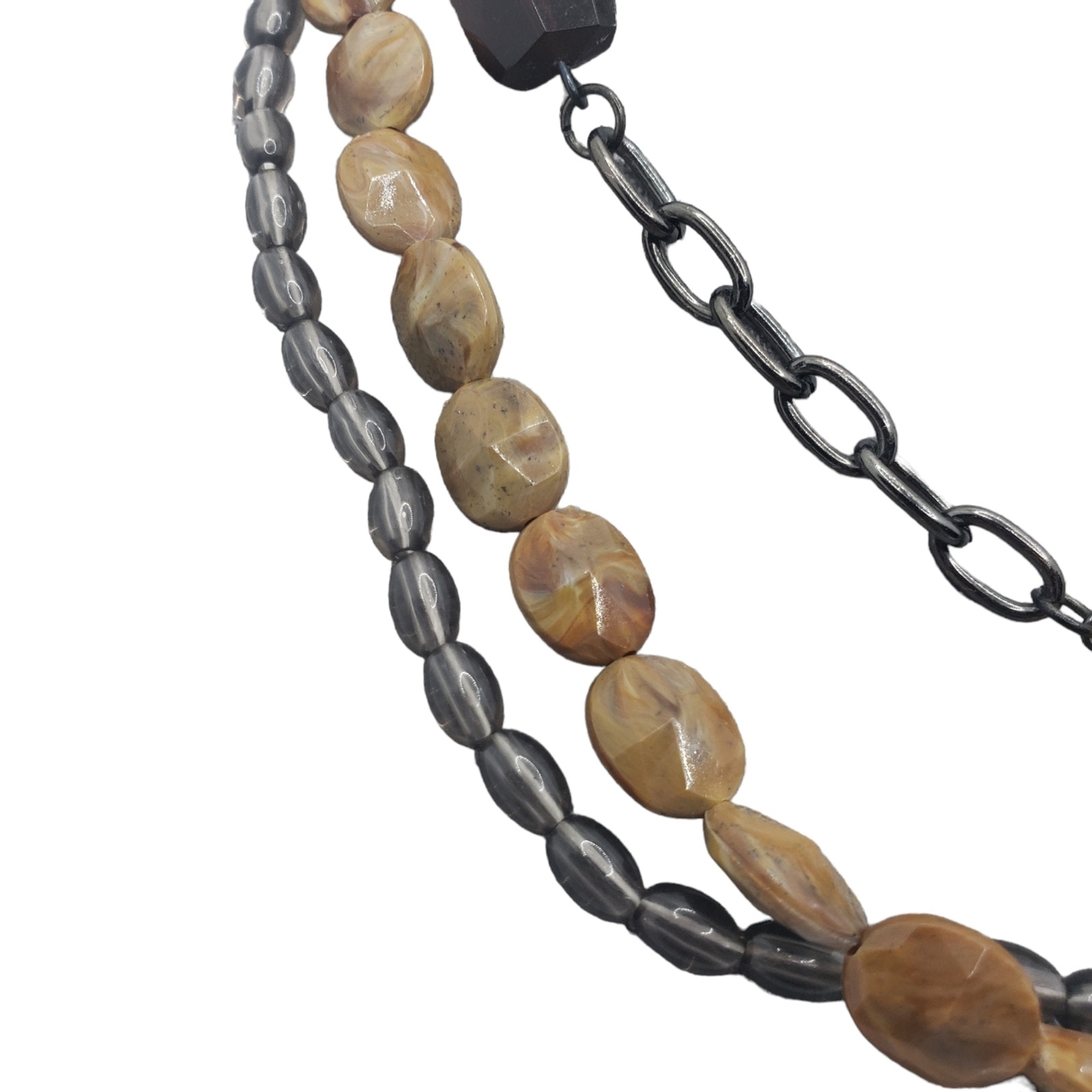 Cookie Lee Multi Strand Adjustable Length Necklac… - image 3