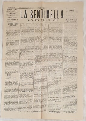 La The Sentinel Zeitschrift der Marken 3 Juni 1900 Celso Tibaldi Antolisei Dari
