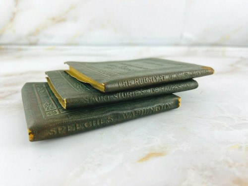 Antikes Buch Miniaturen Little Leather Library Corporation, 3er Set - New York - Bild 7 von 7