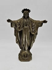 Religious Figurine Christ - Sacred Heart Of Montmartre & Devotional Object