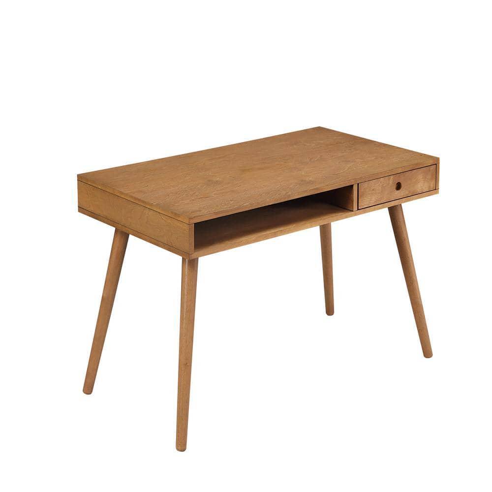 Nathan James Writing Desk 42" Small Modern Parker Walnut eBay