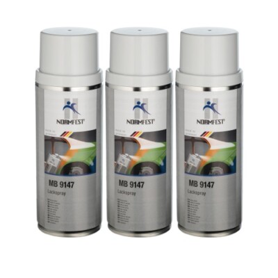 Normfest MB 9147 arktikweiß Lackspray Spraydose Sprühlack 3x 400ml