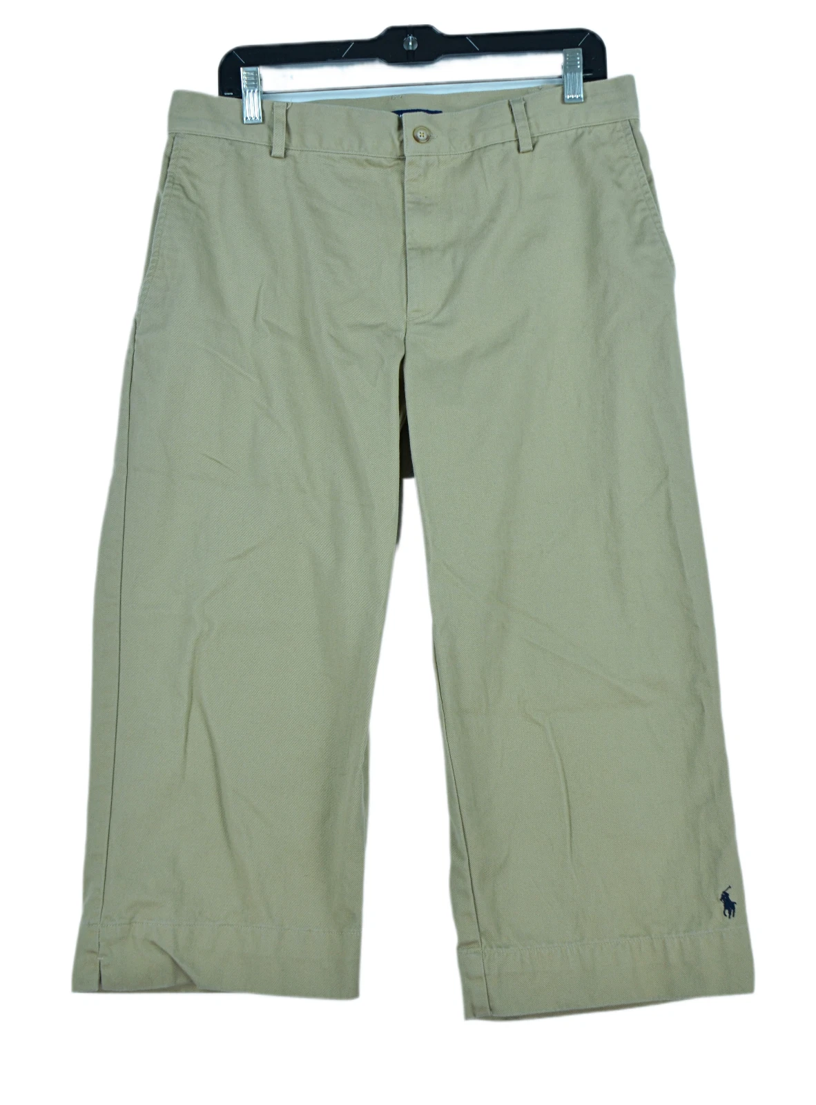Ralph Lauren Sport Women's 14 Cotton Twill Capri Beige