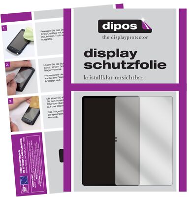 Schutzfolie für Samsung Galaxy Tab S8 Plus Display Folie klar Displayschutzfolie