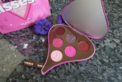 Glamlite hershey's kisses lava cake eyeshadow palette new 0.23oz