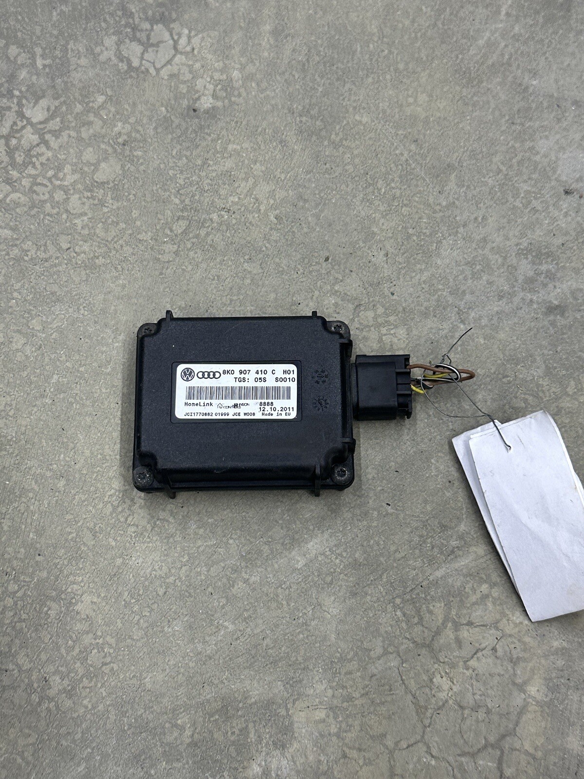 09 10 11 12 OEM Audi Q5 Home Link Garage Door Opener Module 8K0 907 410