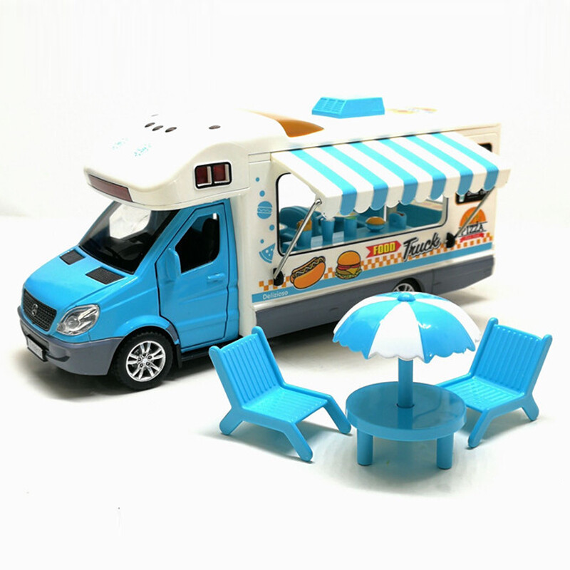 blue ice cream truck toy
