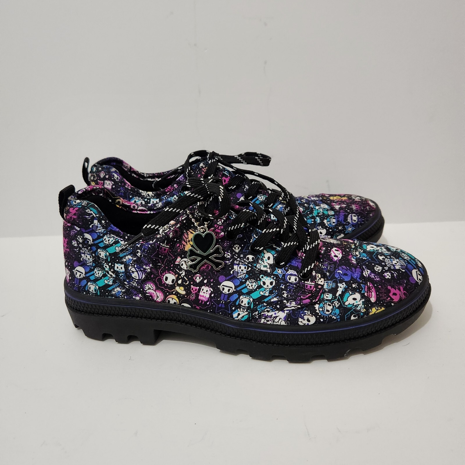 Sketchers Tokidoki Black Women's Shoes/Sneakers Size 8 155231 Black Purple Nwot