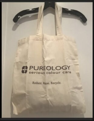 NWT Pureology Reusable Ivory Fabric Tote