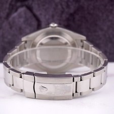 Rolex Mens Datejust II 41mm Black Stick Dial Stainless Steel Oyster Ref 116334 6