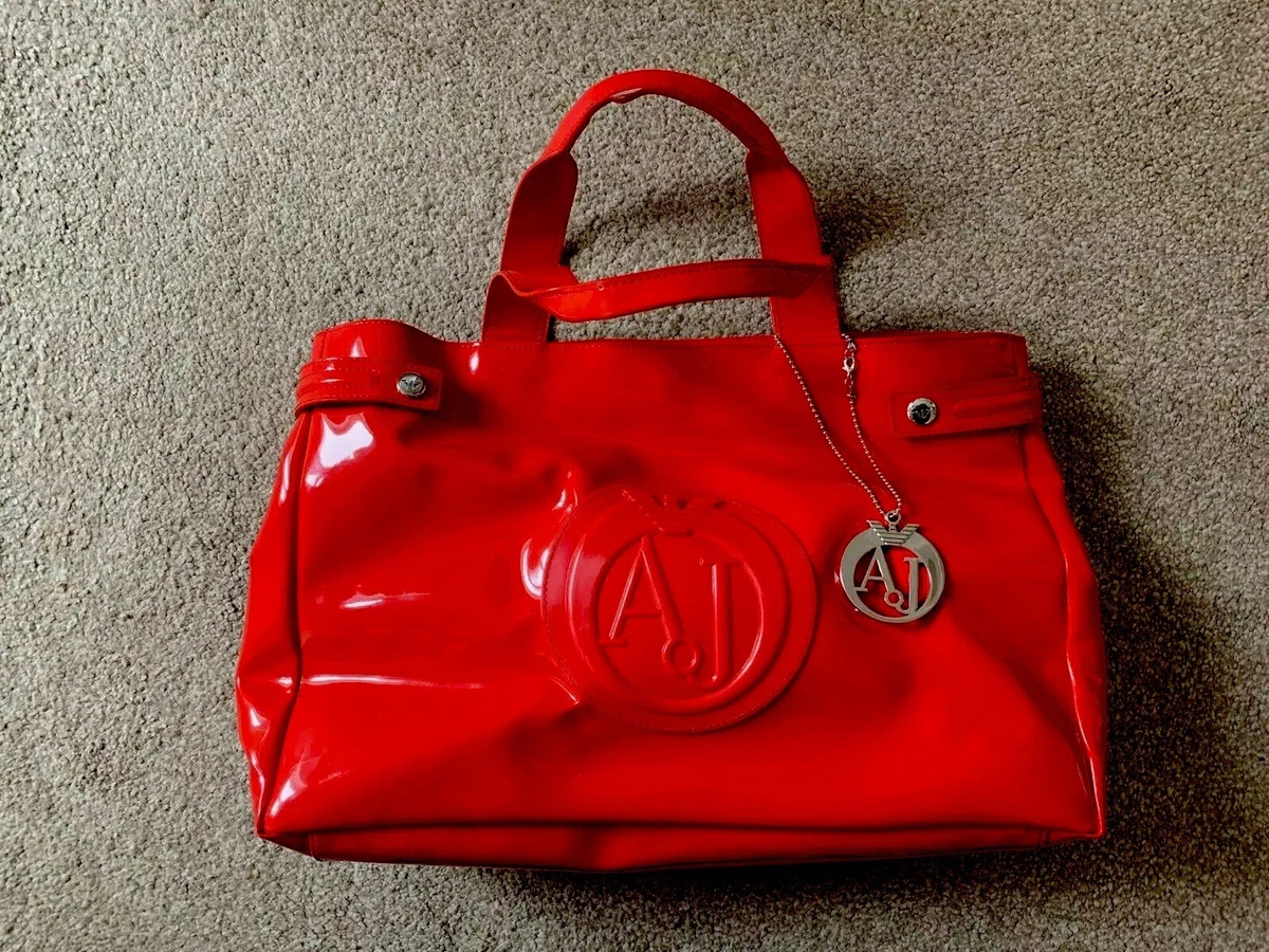 Armani jeans red bag deals
