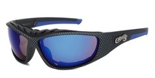 CHOPPERS PADDED BIKER SUNGLASSES - CP947  Choose your Frame color  