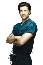 Patrick Dempsey autograph signed 20x30 cm picture