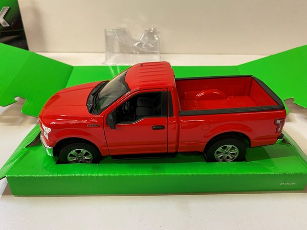 Ford F-150 Regular Cab 2015 Pick Up Rot 1/24 1:24 Modell Modellauto Welly-image