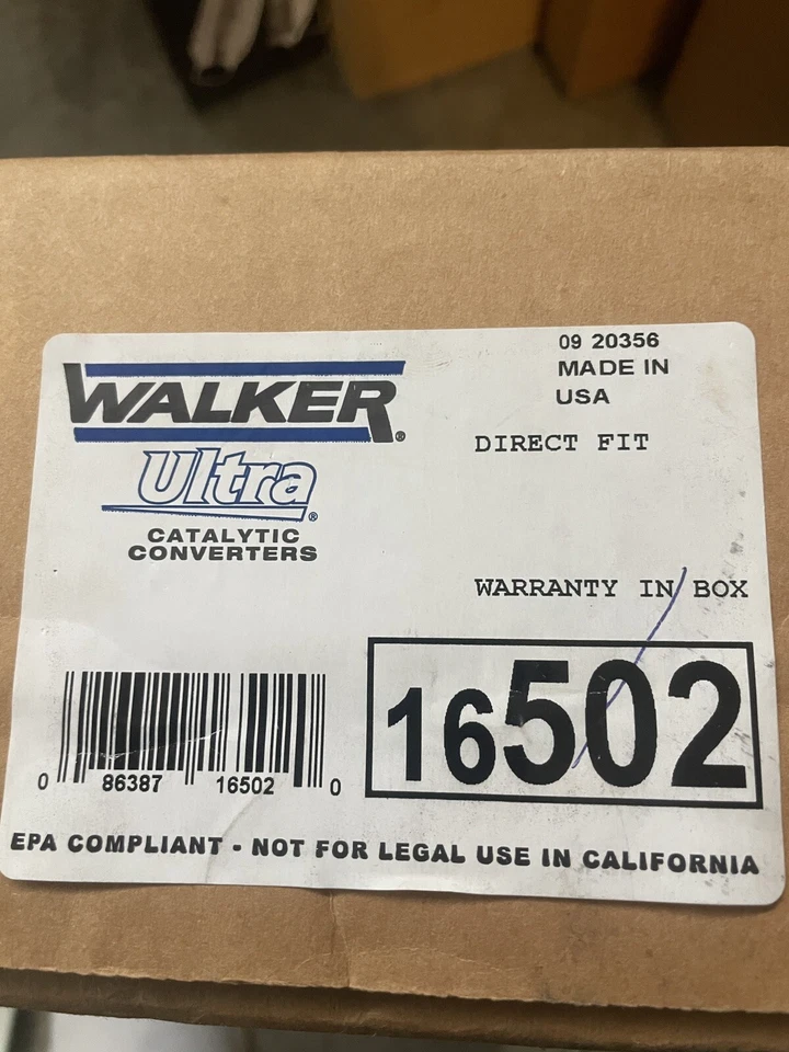 Catalytic Converter-EPA Walker 16502 Frontier Xterra - Image 2 of 4