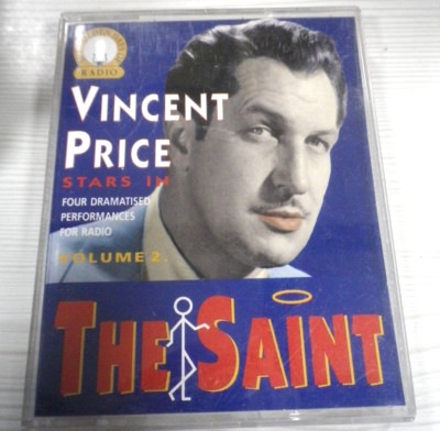 The Saint Volume 2 Read by Vincent Price, 2 x Cassette Audio Book