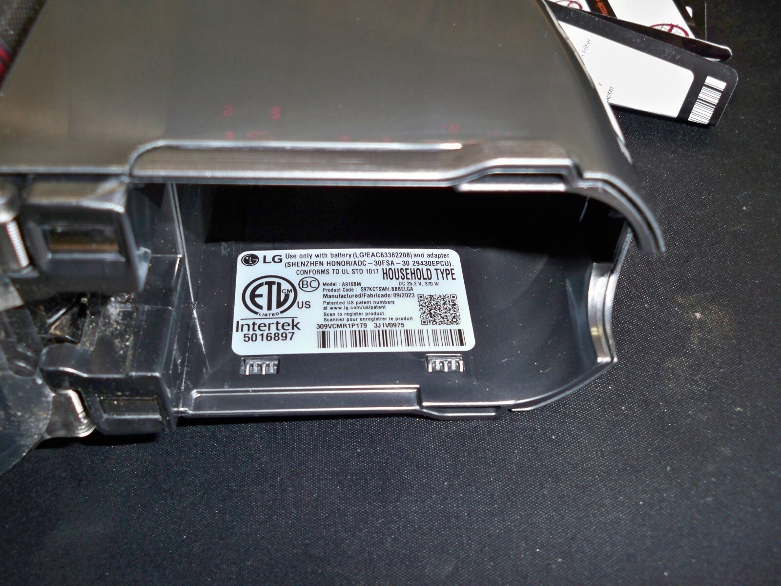 LG CordZero A9 Vacuum Motor Body Replacement Part For A916 Cordless