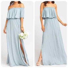 Show Me Your Mumu Hacienda Maxi Dress in Silver Sage Size XX-Small New With Tag