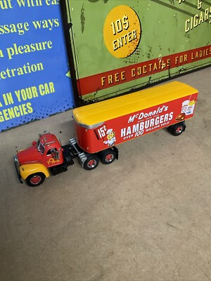 Matchbox Dinky 1:50 1955 Mack b61 truck trailer McDonald Hamburger