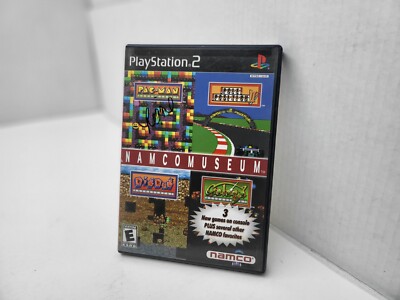 NAMCO MUSEUM  DIG DUG/PACMAN/GALAGA/POLE POSITION PS2 CIB W/MANUAL (TESTED) #B12