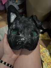 Black/silver Wolf/fox Mask